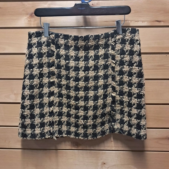 House Of Harlow 1960 Tweed Checkered Skirt & Jacket Set Size S/P - Picture 5 of 5